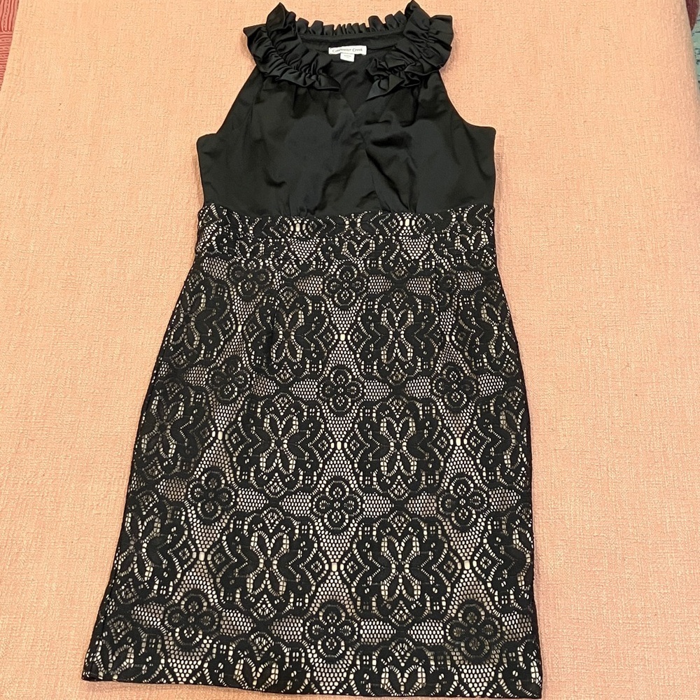 Coldwater Creek size 14 Black and Cream wm’s Formal Dress